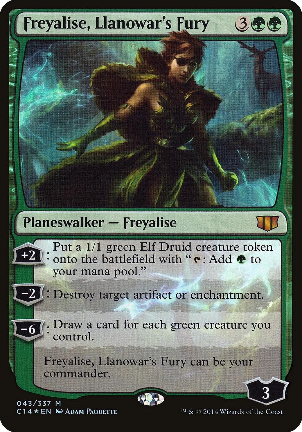 Freyalise, Llanowar's Fury - Image 1