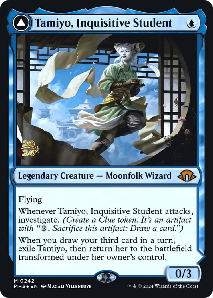 Tamiyo, Inquisitive Student // Tamiyo, Seasoned Scholar - Image 1