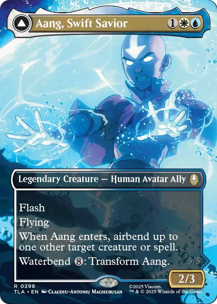 Aang, Swift Savior // Aang and La, Ocean's Fury - Image 1
