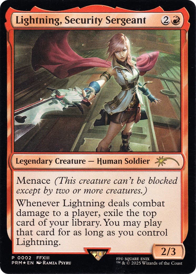 Lightning, Security Sergeant - Image 1