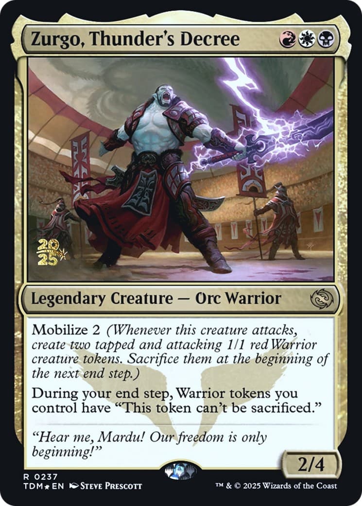 Zurgo, Thunder's Decree - Image 1