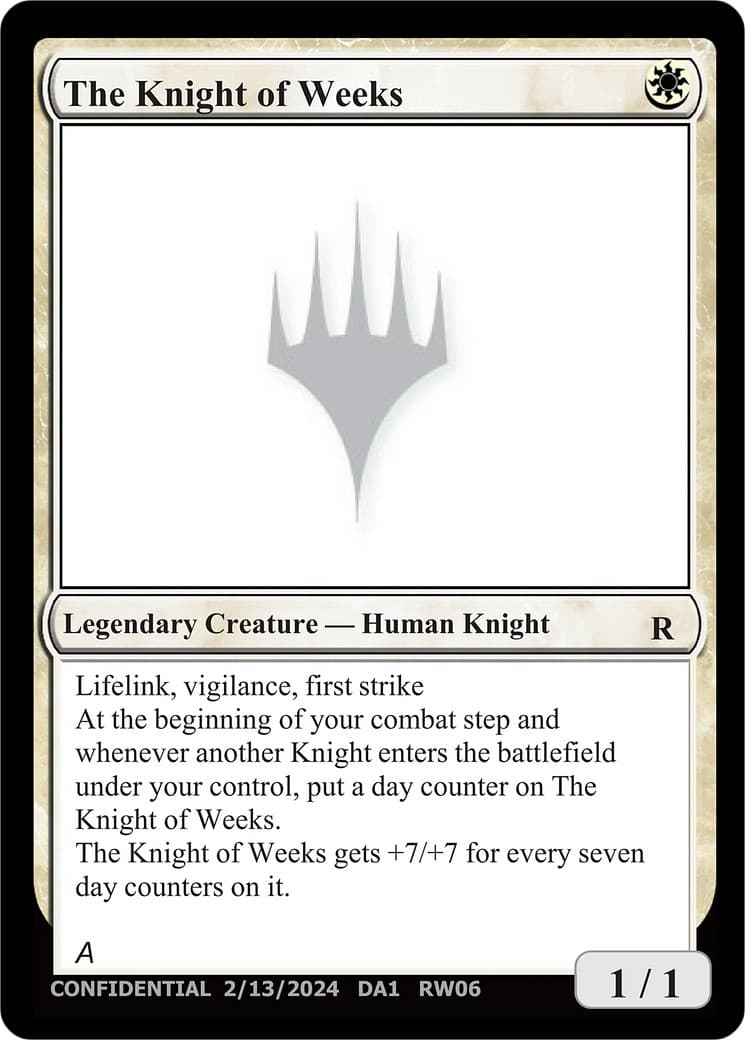 The Knight of Weeks - Image 1