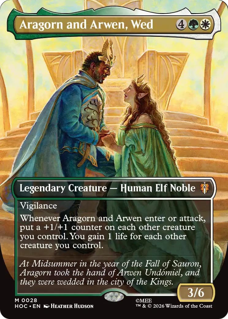 Aragorn and Arwen, Wed - Image 1