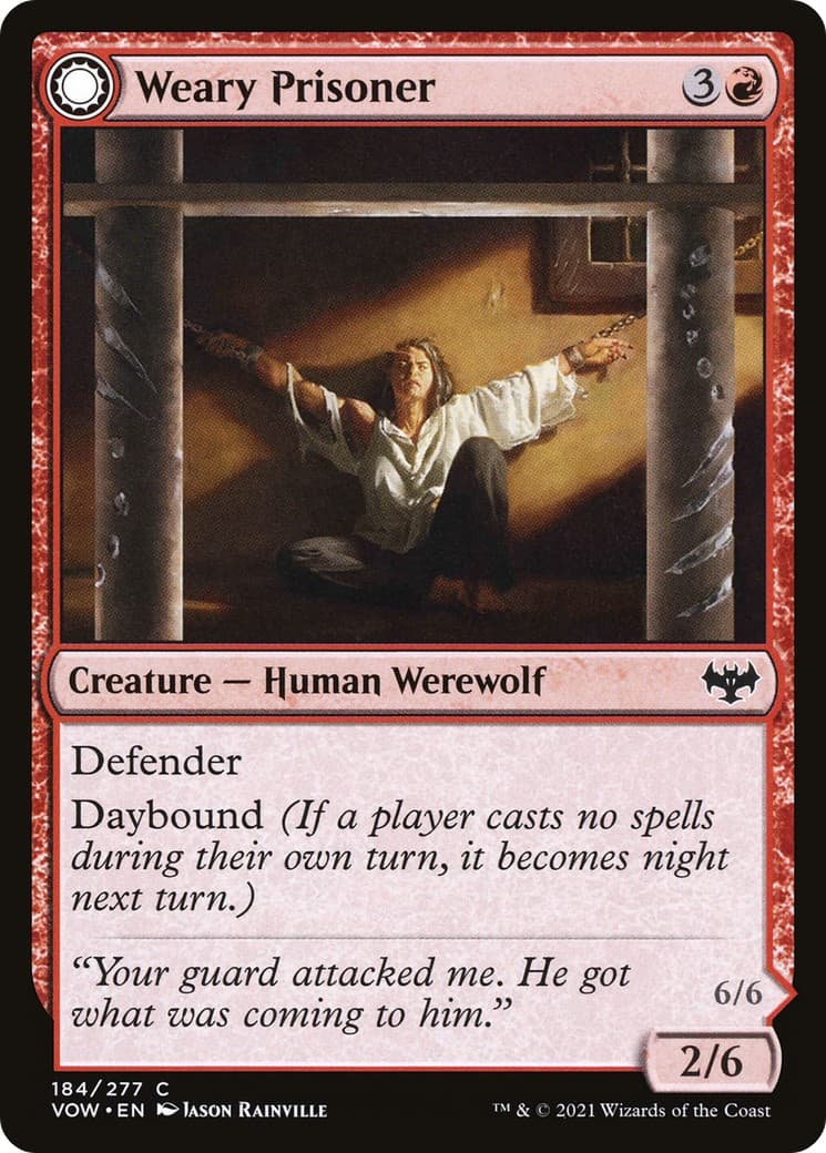 Weary Prisoner // Wrathful Jailbreaker - Image 1