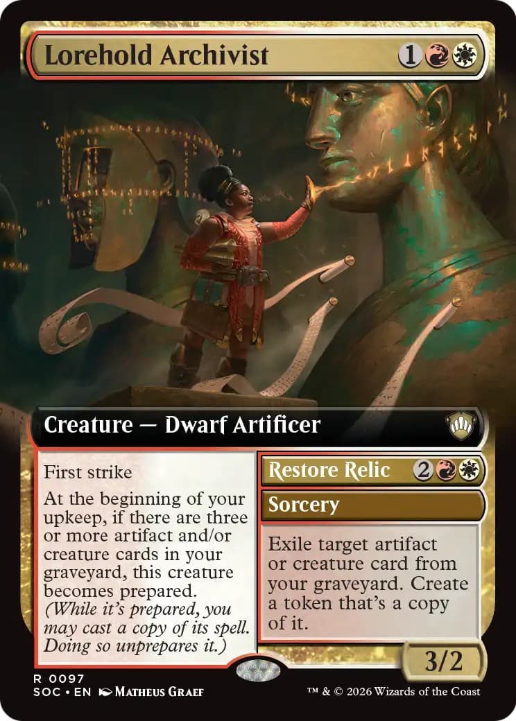 Lorehold Archivist // Restore Relic - Image 1