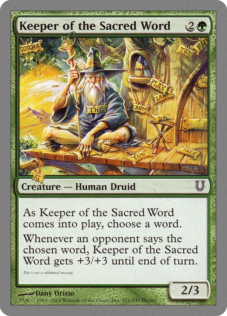 Keeper of the Sacred Word - Image 1