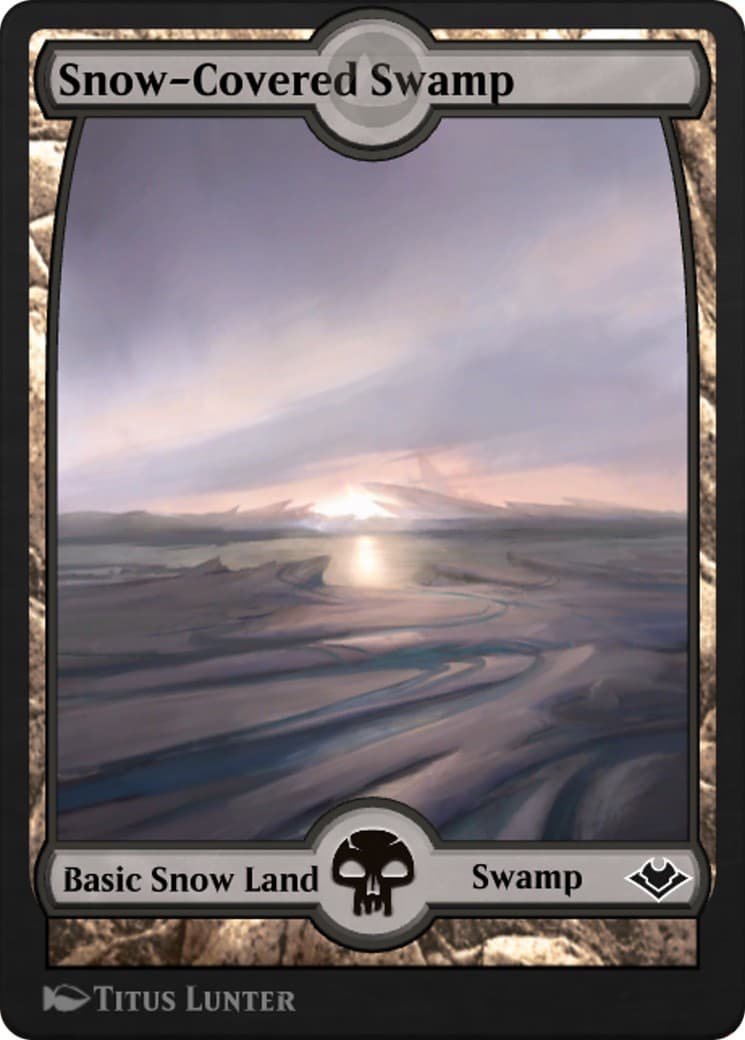 Snow-Covered Swamp - Image 1