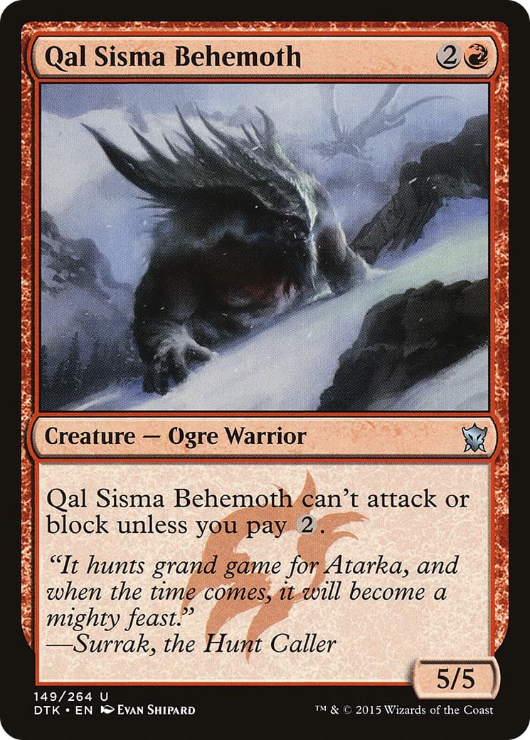 Qal Sisma Behemoth - Image 1