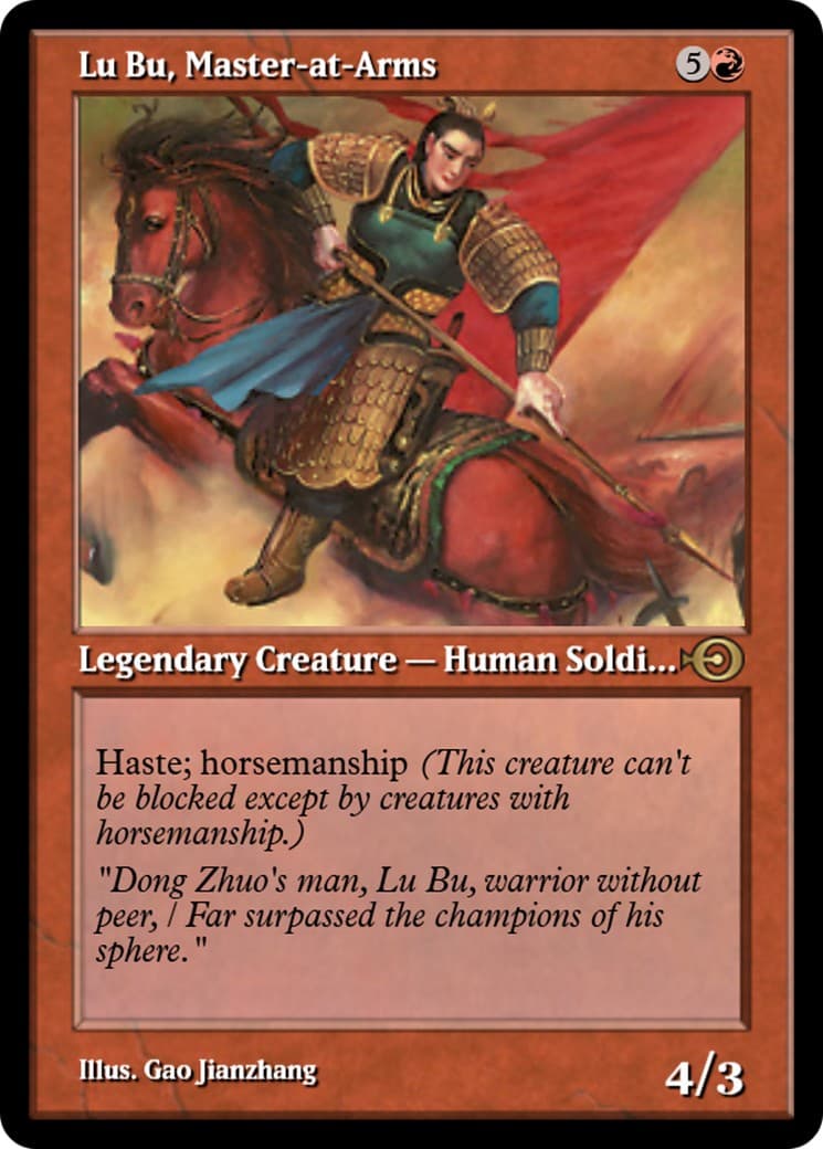 Lu Bu, Master-at-Arms - Image 1