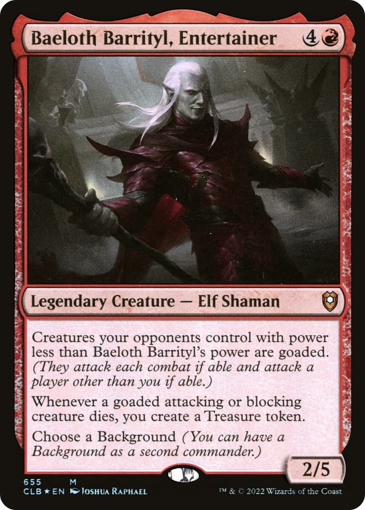 Baeloth Barrityl, Entertainer - Image 1