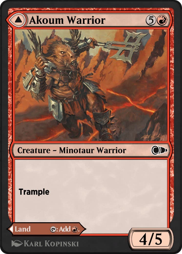 Akoum Warrior // Akoum Teeth - Image 1
