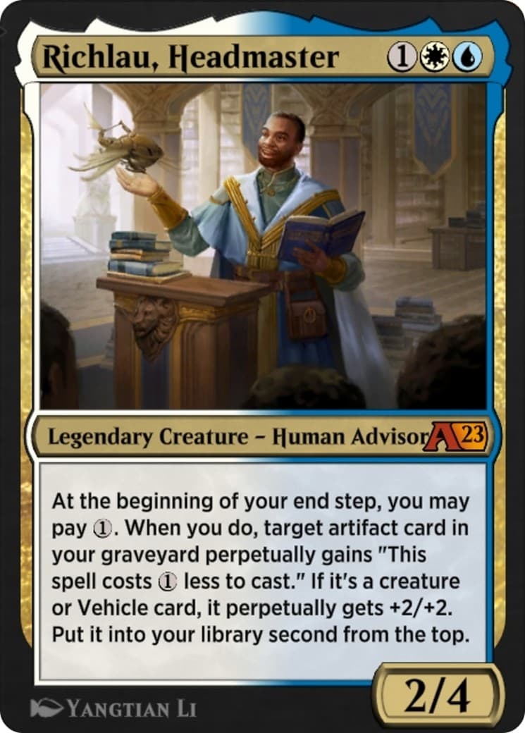 Richlau, Headmaster - Image 1