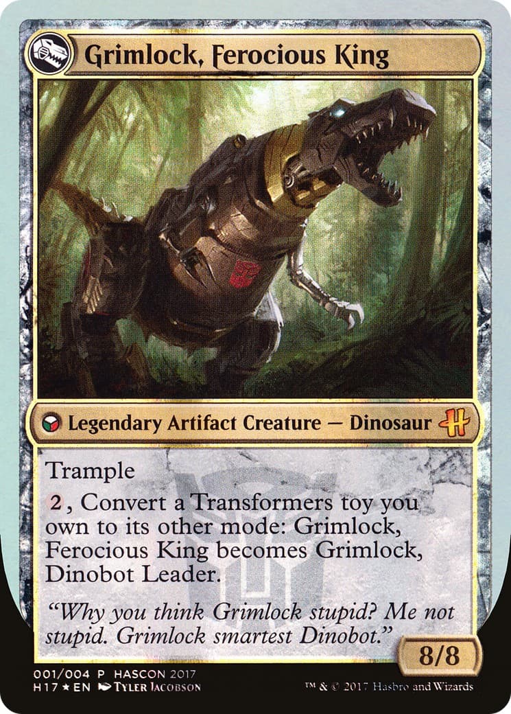 Grimlock, Dinobot Leader // Grimlock, Ferocious King thumbnail 2