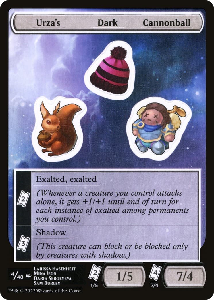 Urza's Dark Cannonball - Image 1