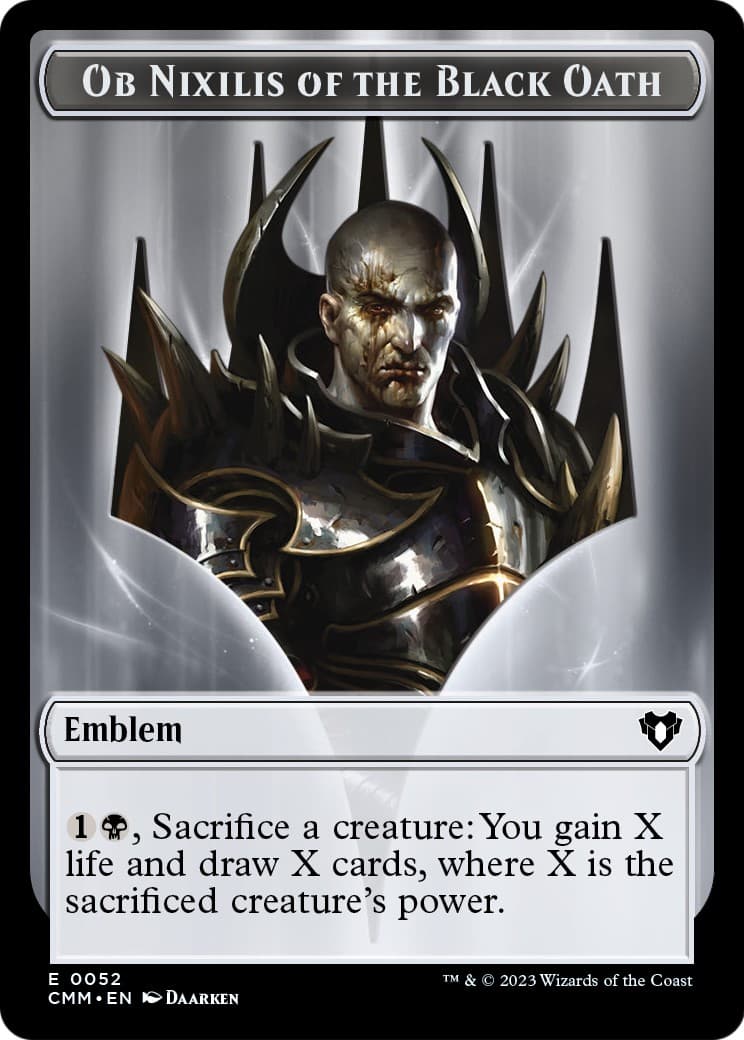 Ob Nixilis of the Black Oath Emblem - Image 1