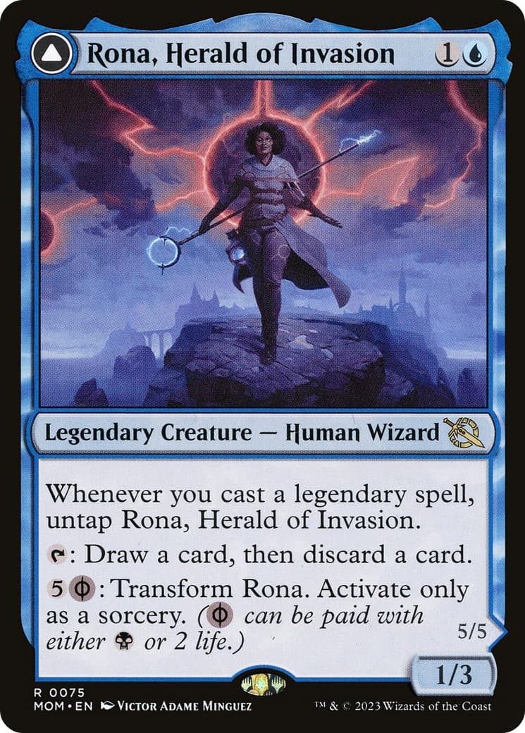 Rona, Herald of Invasion // Rona, Tolarian Obliterator - Image 1