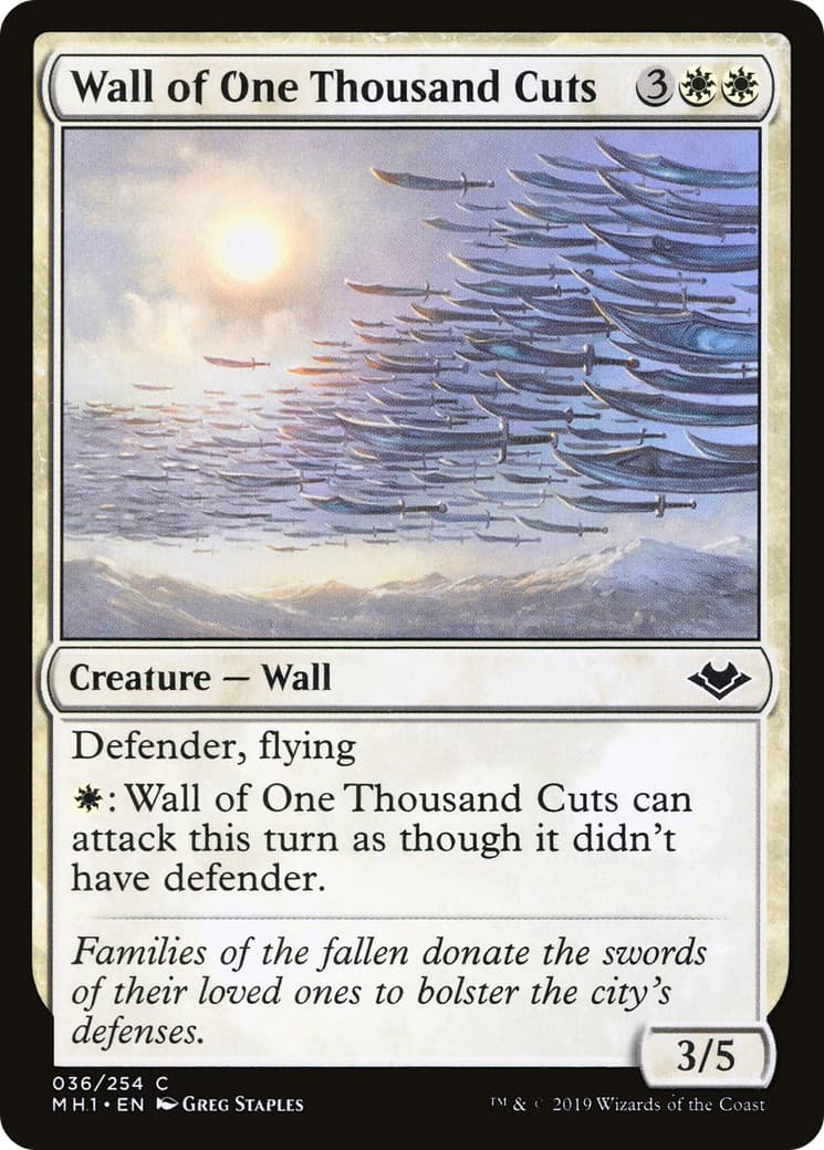 Wall of One Thousand Cuts - Image 1