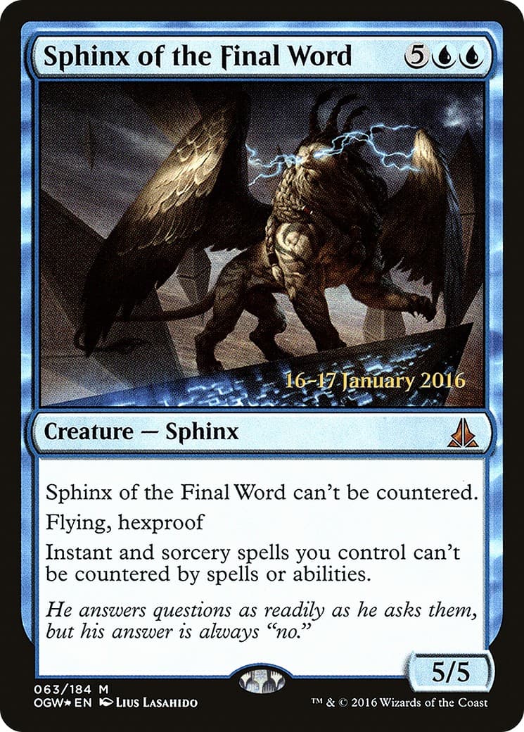 Sphinx of the Final Word - Image 1