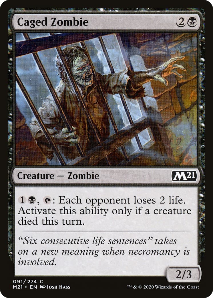 Caged Zombie - Image 1