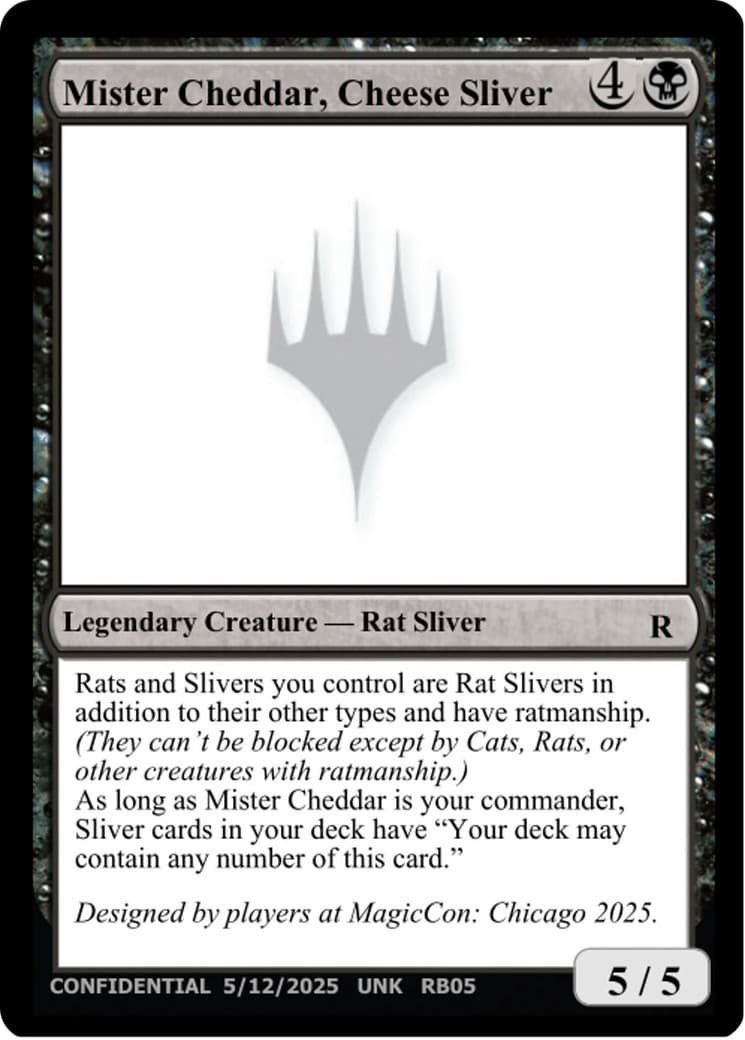 Mister Cheddar, Cheese Sliver - Image 1