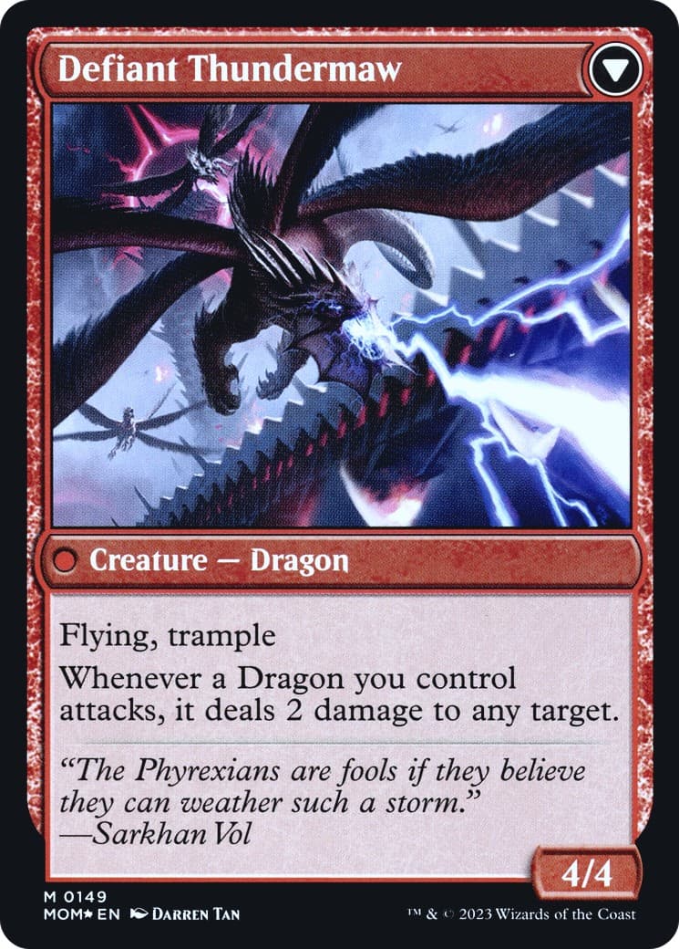 Invasion of Tarkir // Defiant Thundermaw thumbnail 2