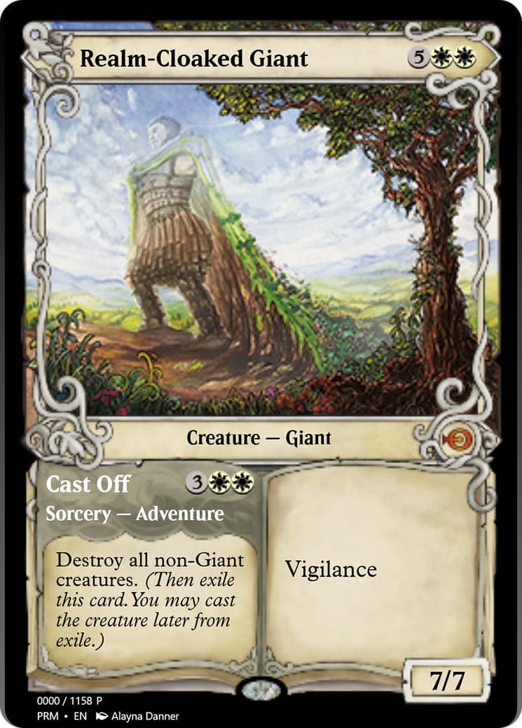 Realm-Cloaked Giant // Cast Off - Image 1
