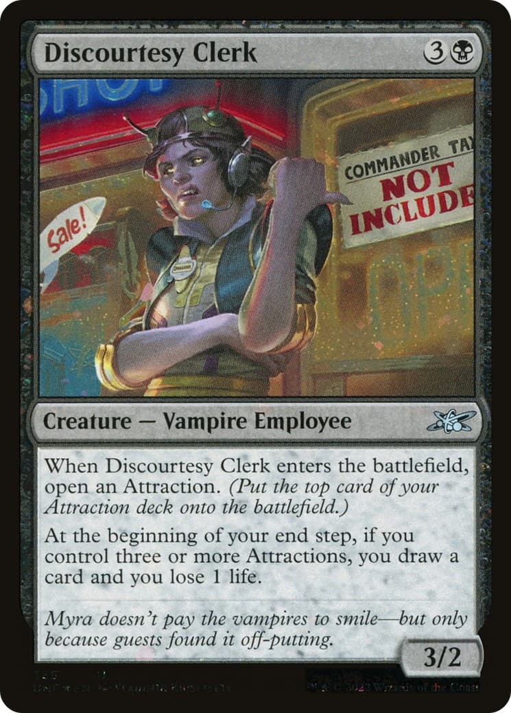 Discourtesy Clerk - Image 1