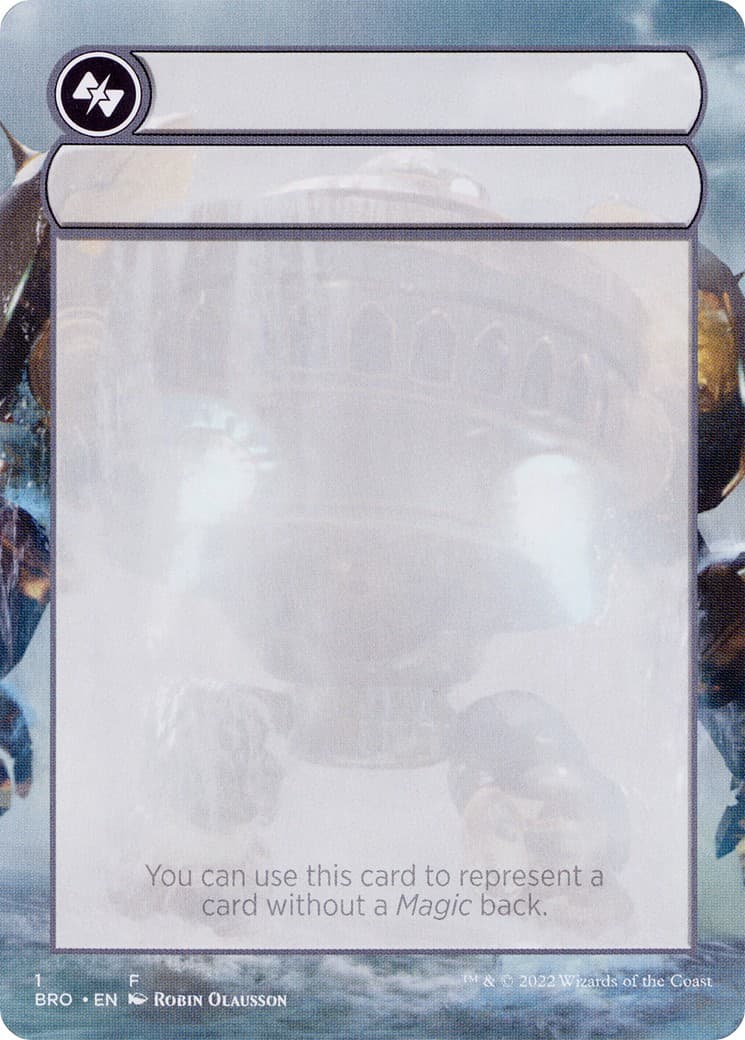 Double-Faced Substitute Card - Image 1