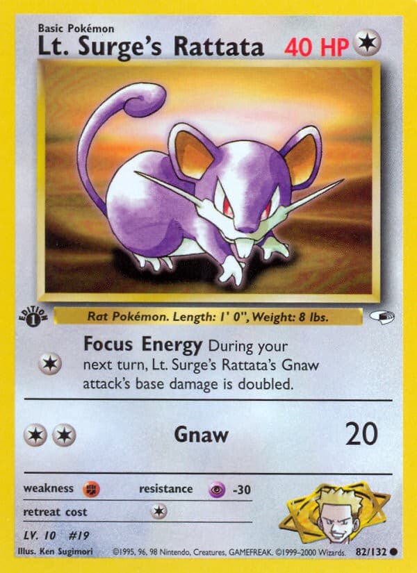 Lt. Surge's Rattata - Image 1