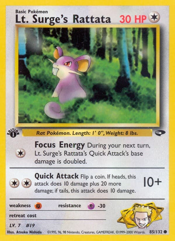 Lt. Surge's Rattata - Image 1