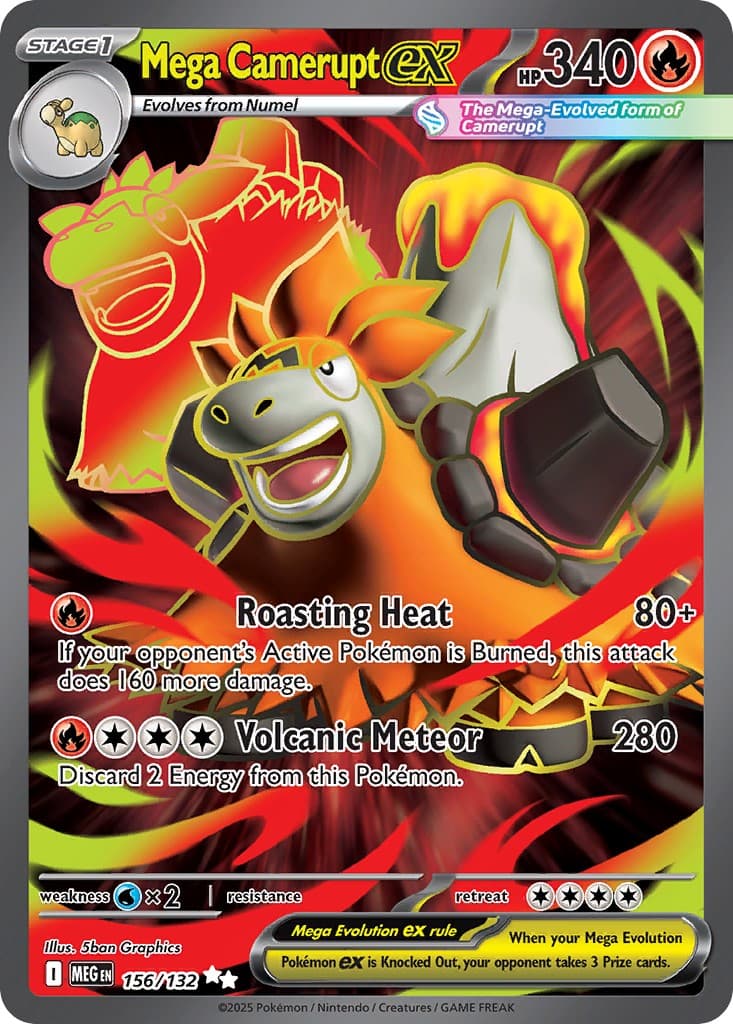 Mega Camerupt ex - Image 1