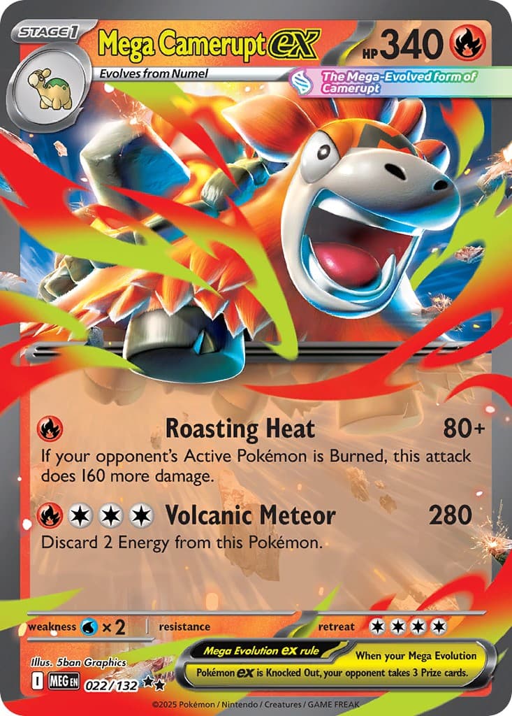 Mega Camerupt ex - Image 1