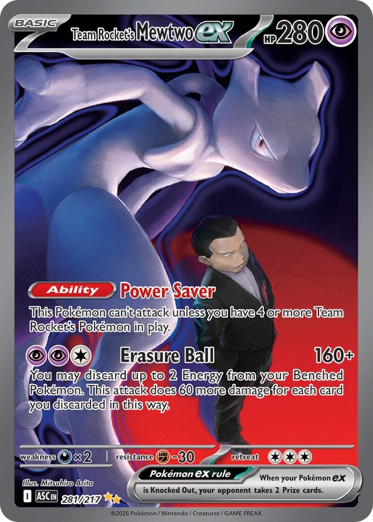 Team Rocket's Mewtwo ex - Image 1