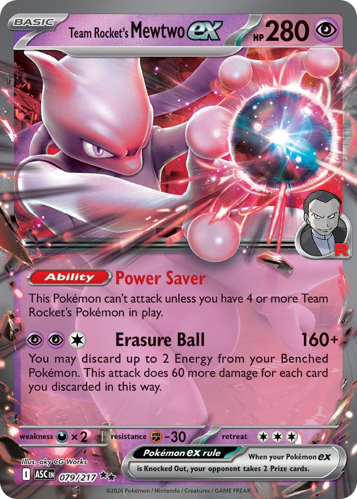 Team Rocket's Mewtwo ex - Image 1