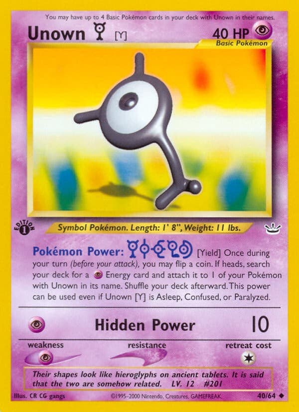 Unown [Y] - Image 1