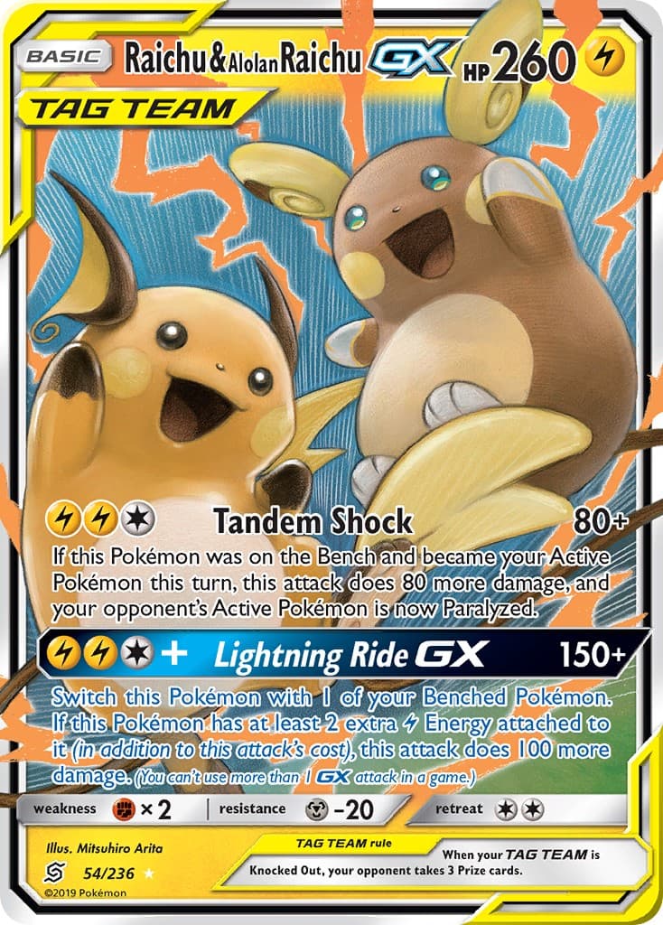Raichu & Alolan Raichu-GX - Image 1