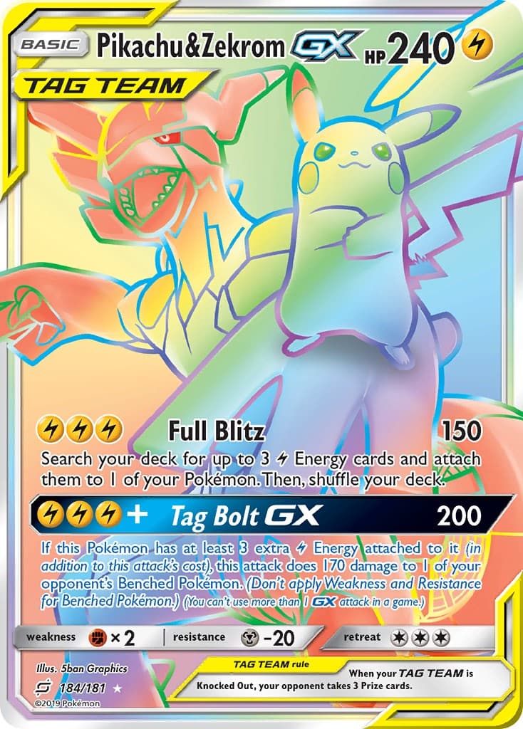 Pikachu & Zekrom-GX - Image 1