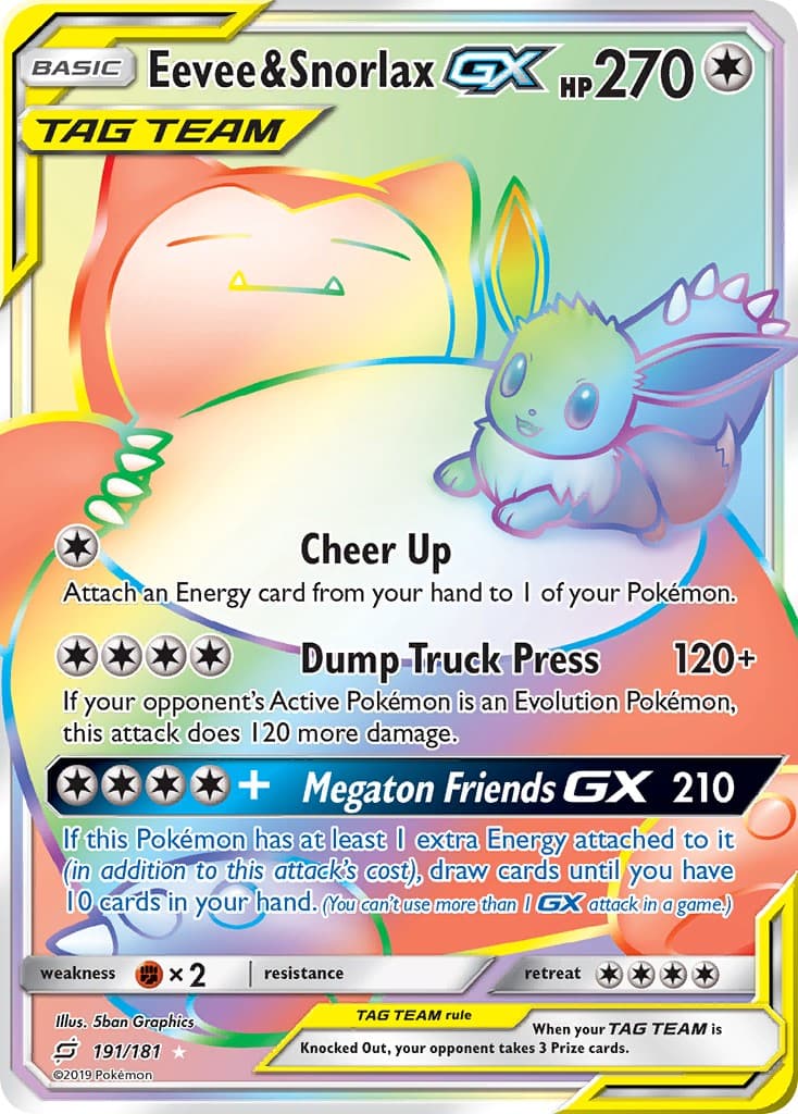 Eevee & Snorlax-GX - Image 1