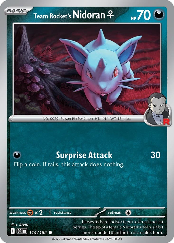 Team Rocket's Nidoran♀ - Image 1