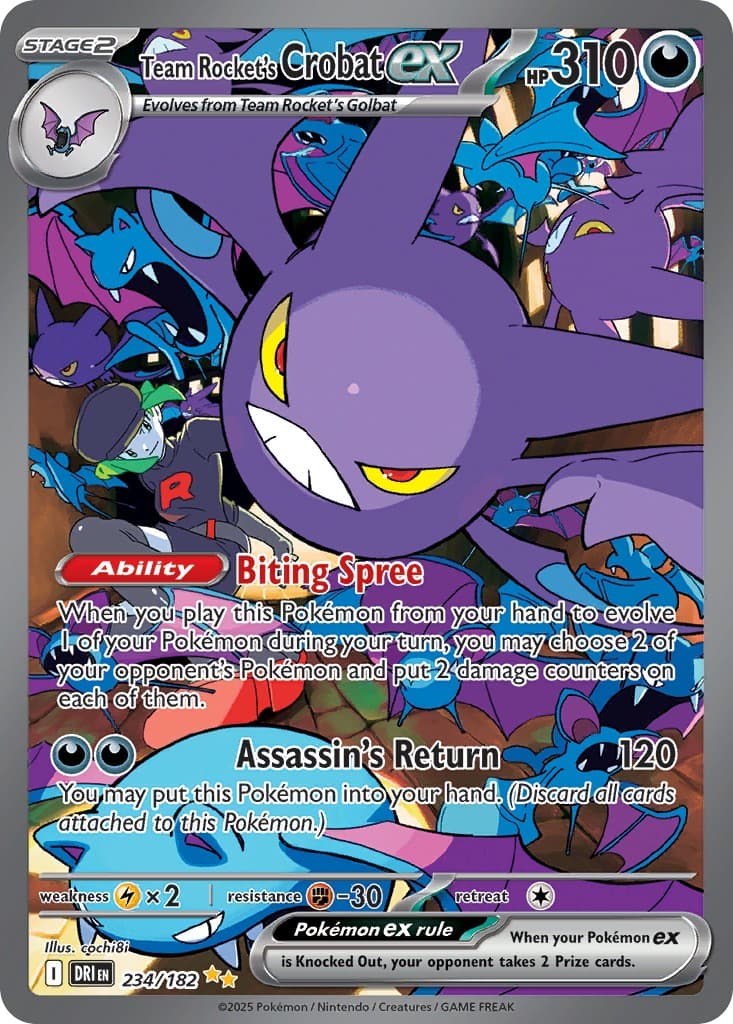 Team Rocket's Crobat ex - Image 1