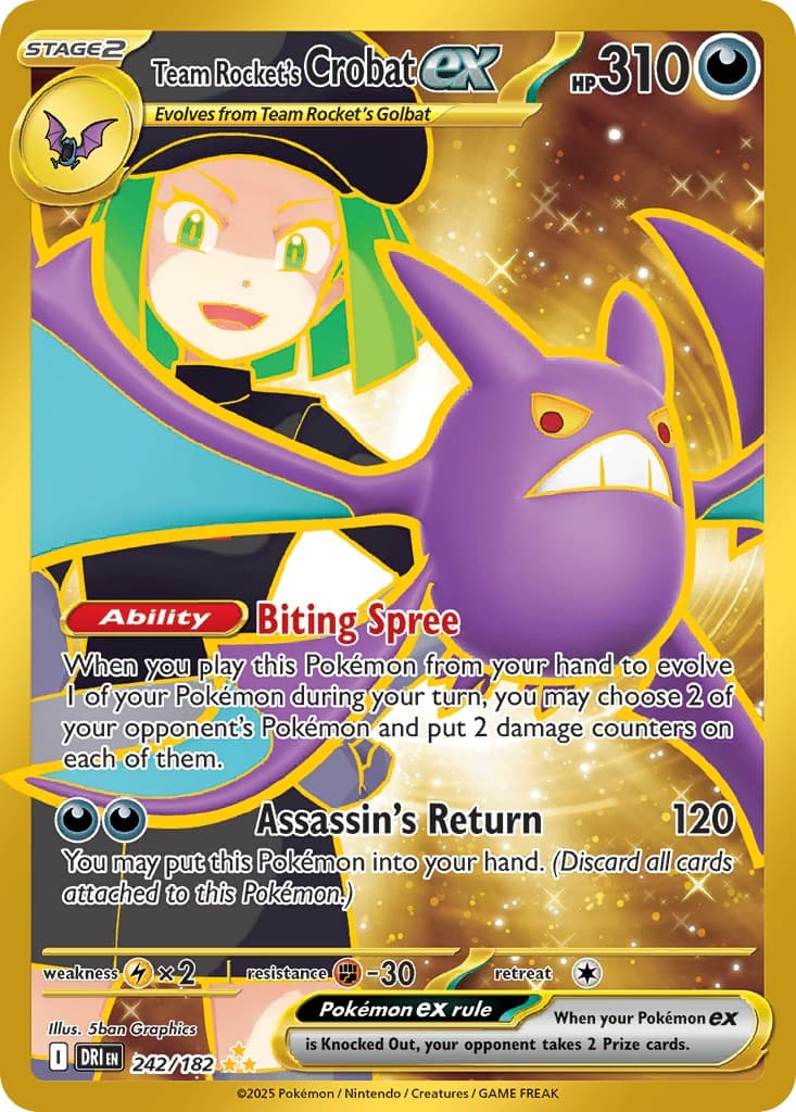 Team Rocket's Crobat ex - Image 1