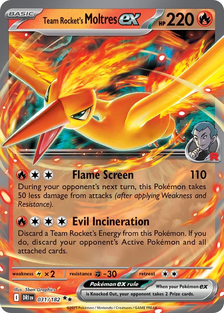 Team Rocket's Moltres ex - Image 1
