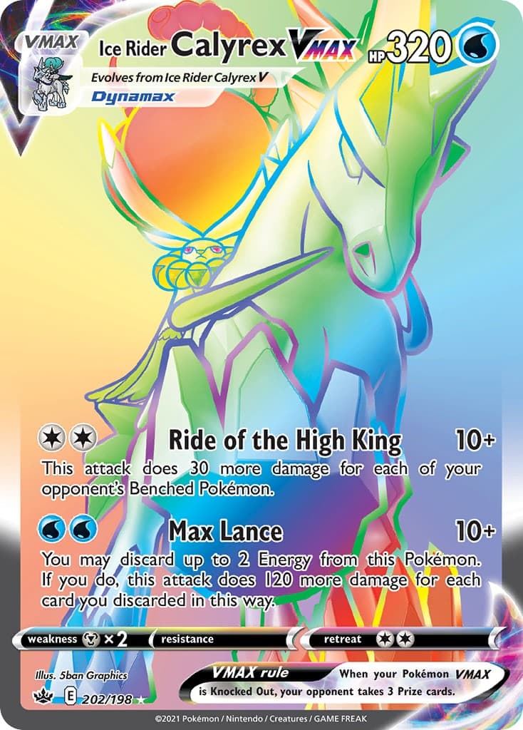 Ice Rider Calyrex VMAX - Image 1