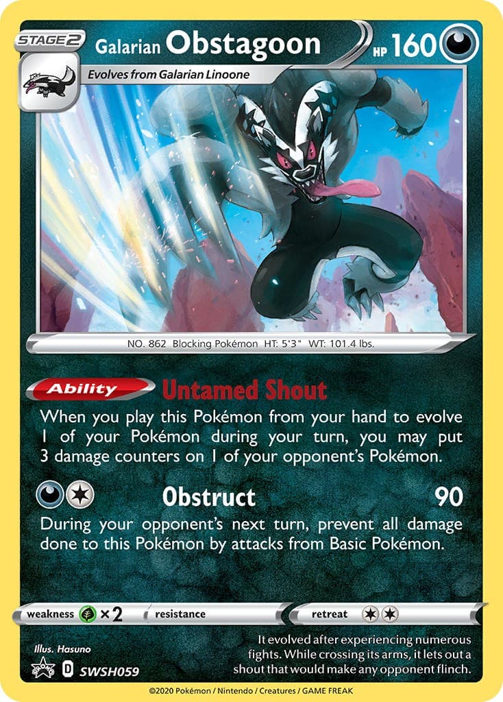 Galarian Obstagoon - Image 1