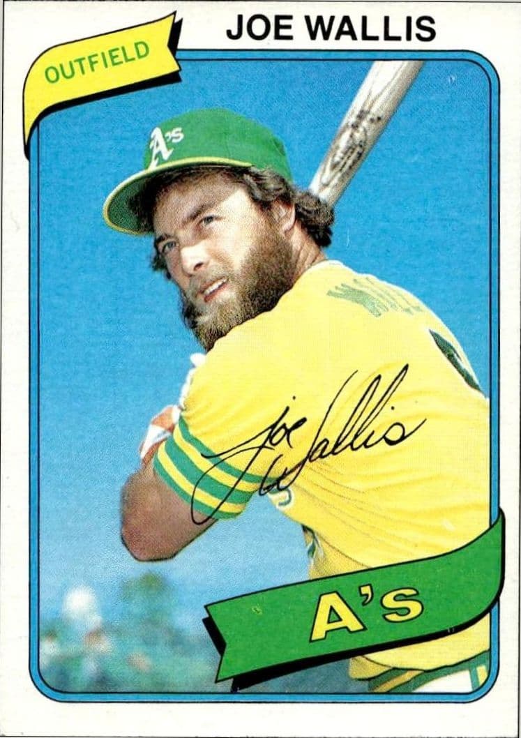 1980 Topps Joe Wallis #562 baseball trading card front