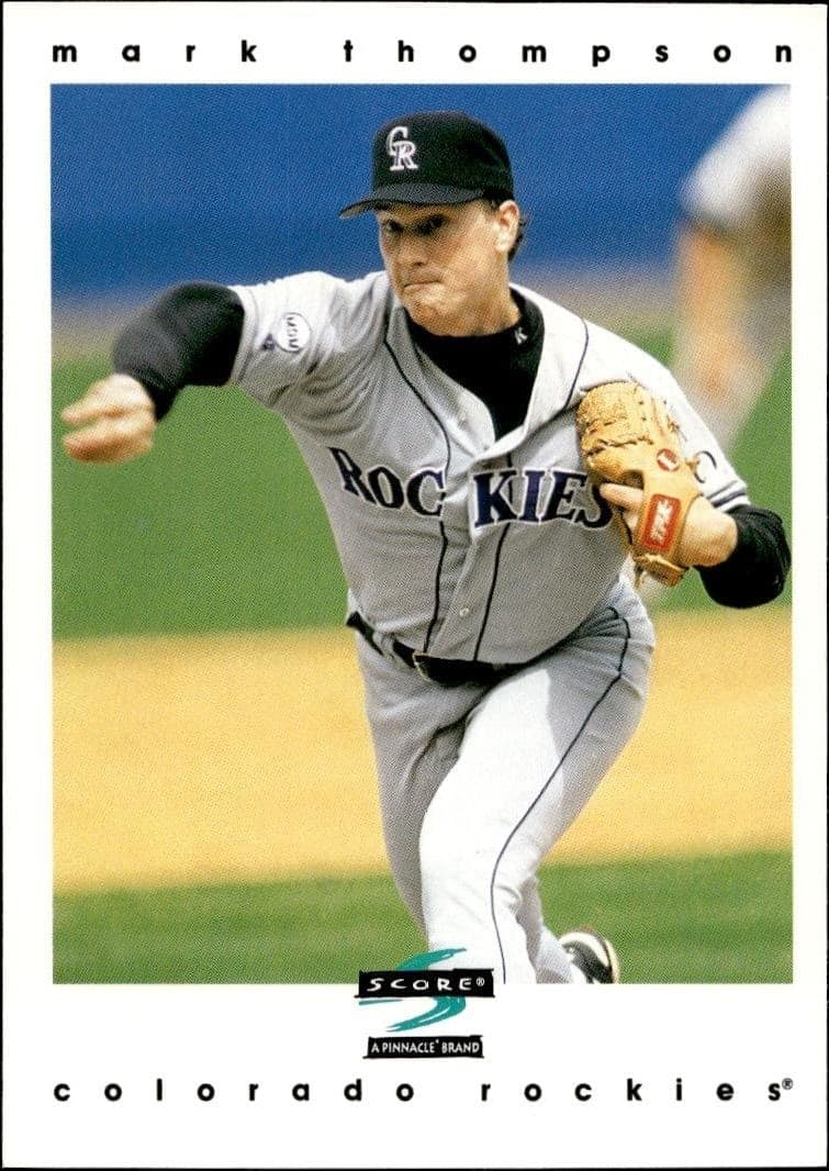 1997 Pinnacle Score Mark Thompson #240 baseball trading card front