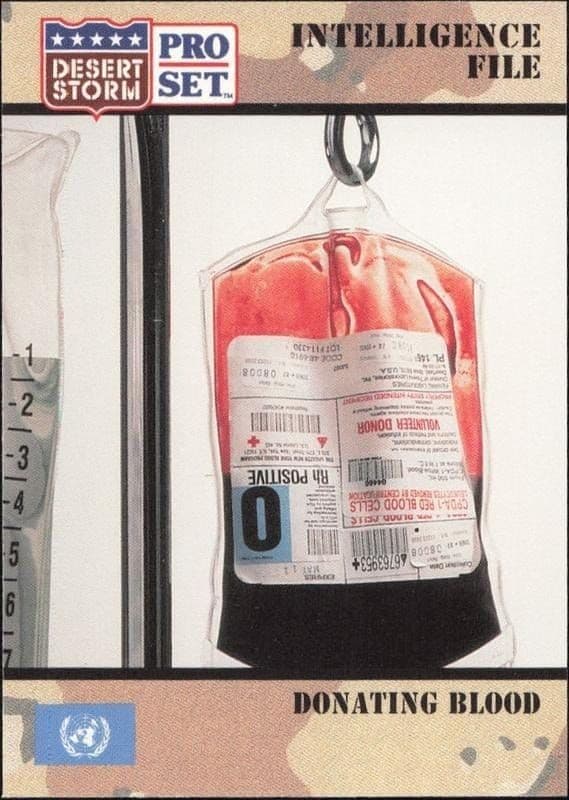 Donating Blood - Front