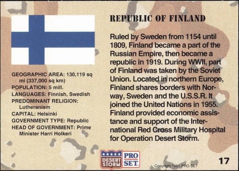 Finland - Back