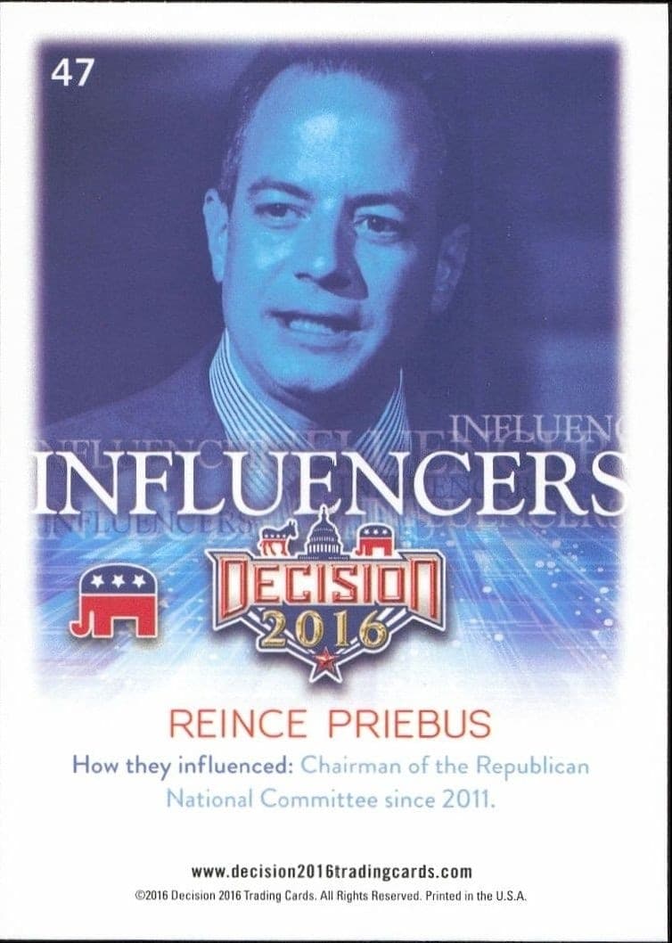 Reince Priebus - Back