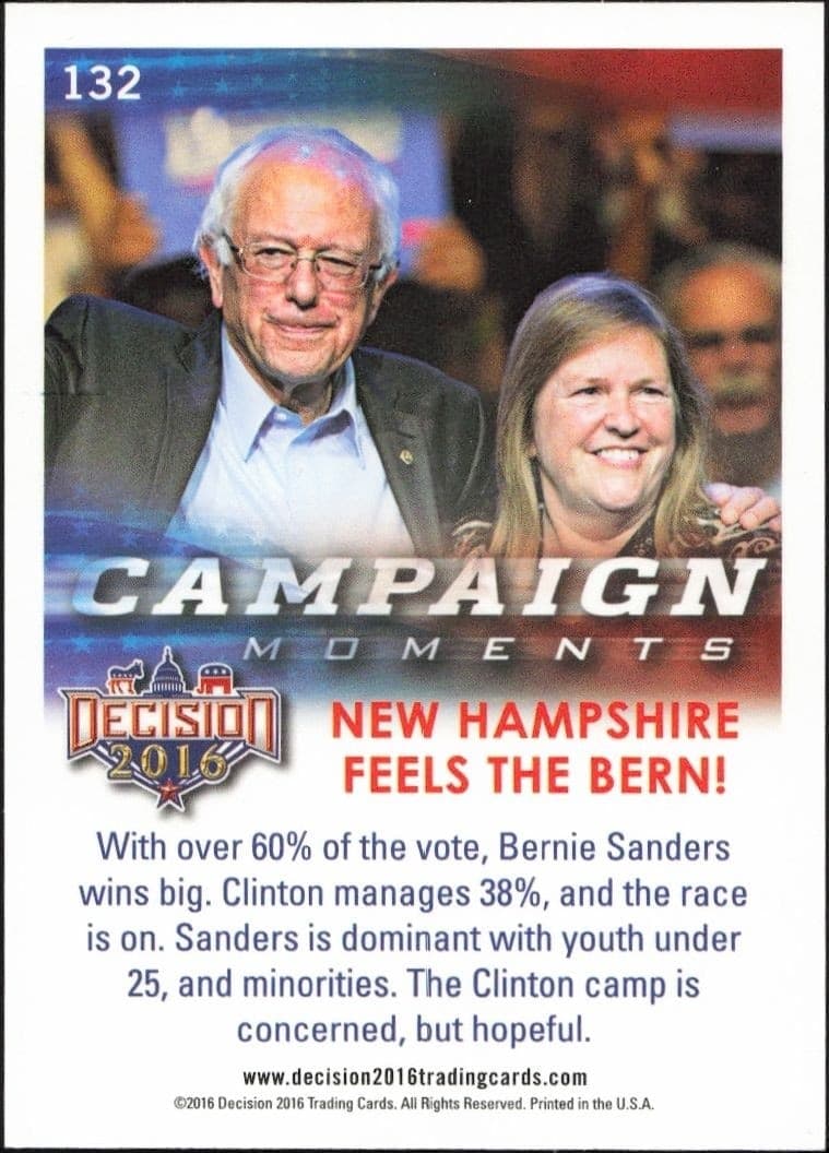 New Hampshire Feels The Bern! - Back